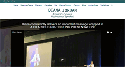 Desktop Screenshot of dianajordan.com